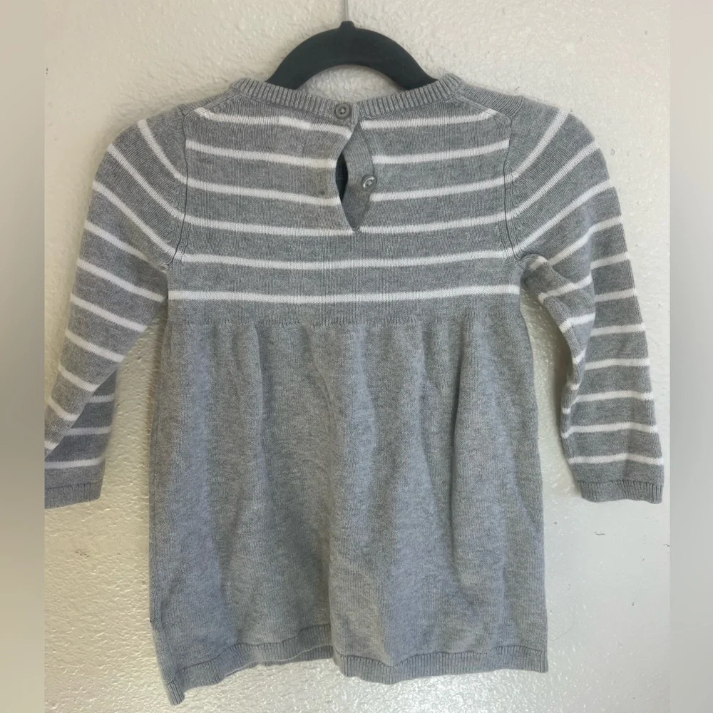 Gap Sweater Dress size 18-24 months color gray